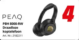 MediaMarkt PEAQ PBH 8000-RW Draadloze koptelefoon aanbieding