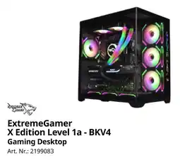 MediaMarkt ExtremeGamer X Edition Level 1a BKV4 Gaming Desktop aanbieding