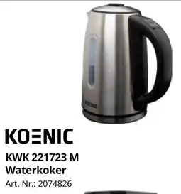 MediaMarkt Koenic KWK 221723 M Waterkoker aanbieding