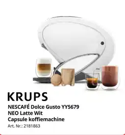 MediaMarkt Krups Nescafé Dolce Gusto YY5679 Neo Latte aanbieding