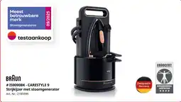 MediaMarkt Braun Strijkijzer met stoomgenerator aanbieding