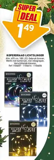 Trafic Koperdraad Lichtslinger aanbieding
