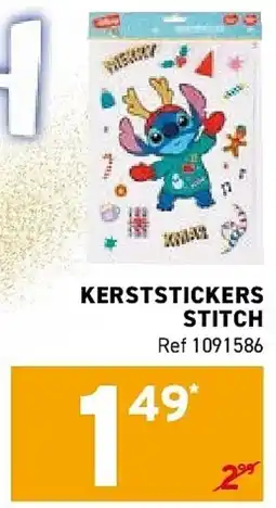 Trafic Kerststickers stitch aanbieding