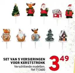 Trafic Versieringen Voor Kerststronk aanbieding