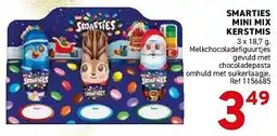 Trafic Smarties mini mix kerstmis aanbieding