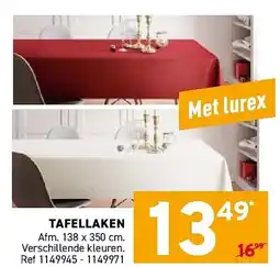 Trafic Tafellaken aanbieding