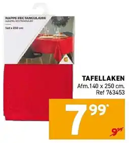 Trafic Tafellaken aanbieding