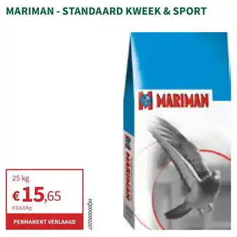 Horta Mariman Standaard Kweek & Sport aanbieding