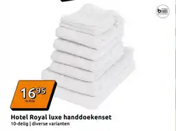 Action Hotel Royal luxe handdoekenset aanbieding