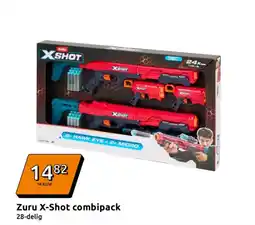Action Zuru X-Shot combipack aanbieding