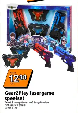 Action Gear2Play lasergame speelset aanbieding