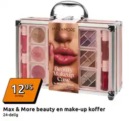 Action Max & More beauty en make-up koffer aanbieding