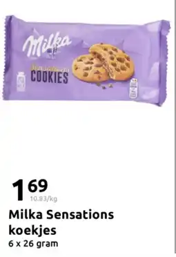 Action Milka Sensations koekjes aanbieding