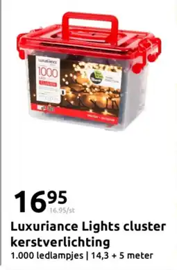 Action Luxuriance Lights cluster kerstverlichting aanbieding