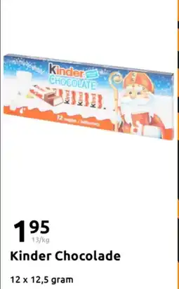 Action Kinder Chocolade aanbieding