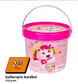 Action Suikerspin Aardbei aanbieding
