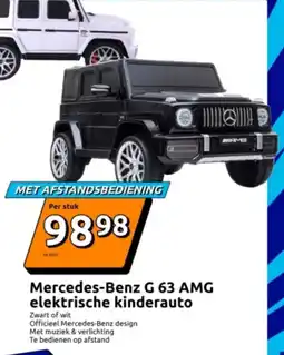Action Mercedes-Benz G 63 AMG elektrische kinderauto aanbieding