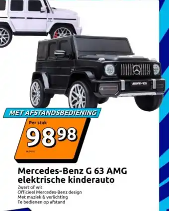 Action Mercedes-Benz G 63 AMG elektrische kinderauto aanbieding