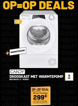 Electro Depot DROOGKAST MET WARMТЕРОМР aanbieding