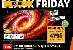 Electro Depot Tcl TV 4K MINILED & QLED SMART aanbieding