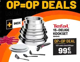Electro Depot TefaL 15-DELIGE KOOKSET aanbieding