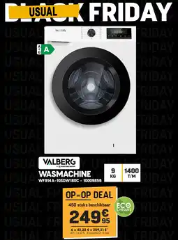 Electro Depot Valberg WASMACHINE aanbieding