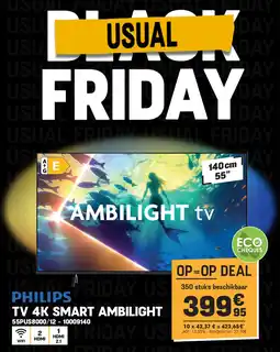Electro Depot PHILIPS TV 4K SMART AMBILIGHT aanbieding