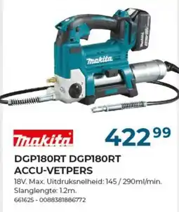 Meno Makita accu-vetpers DGP180RT DGP180RT aanbieding