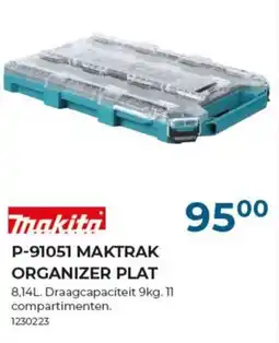 Meno Makita P-91051 maktrak organizer plat aanbieding