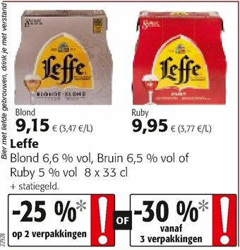 Colruyt Leffe aanbieding