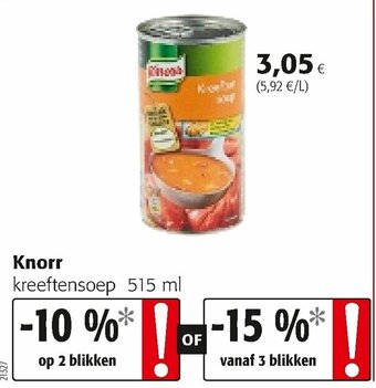 Colruyt Knorr aanbieding