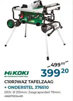 Meno Hikoki tafelzaag + onderstel 376510 C10RJWAZ aanbieding