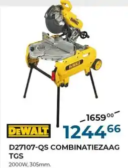 Meno Dewalt combinatiezaag tgs D27107-QS aanbieding
