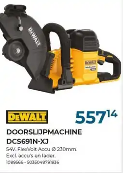 Meno Dewalt doorslijpmachine DCS691N-XJ aanbieding