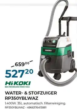 Meno Hikoki water- & stofzuiger RP350YBLWAZ aanbieding