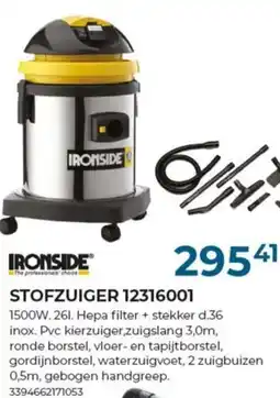 Meno Ironside stofzuiger 12316001 aanbieding