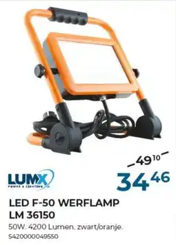 Meno LUMX LED F-50 werflamp LM 36150 aanbieding