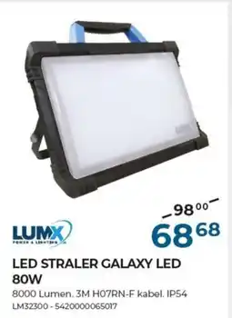 Meno Lumx LED straler galaxy LED 80W aanbieding