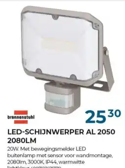 Meno Brennenstuhl led-schijnwerper al 2050 2080LM aanbieding