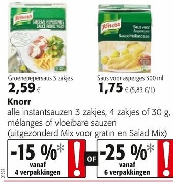 Colruyt Knorr aanbieding