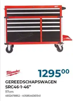 Meno Milwaukee gereedschapswagen SRC46-1-46 aanbieding