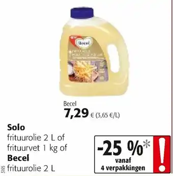 Colruyt Solo Becel aanbieding