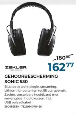 Meno Zekler gehoorbescherming sonic 530 aanbieding