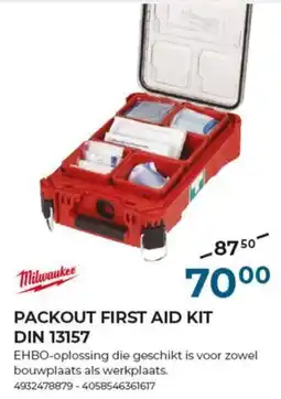Meno Milwaukee packout first aid kit DIN 13157 aanbieding