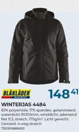 Meno Blåkläder winterjas 4484 aanbieding