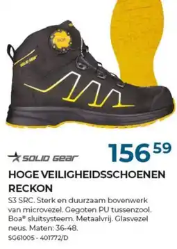 Meno Solid gear hoge veiligheidsschoenen reckon aanbieding