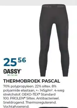 Meno Dassy thermobroek pascal aanbieding