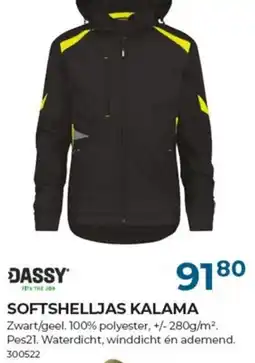 Meno Dassy softshelljas kalama aanbieding