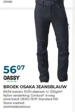 Meno Dassy broek osaka jeansblauw aanbieding