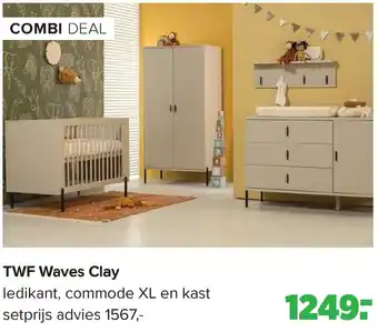 Baby-Dump TWF Waves Clay aanbieding